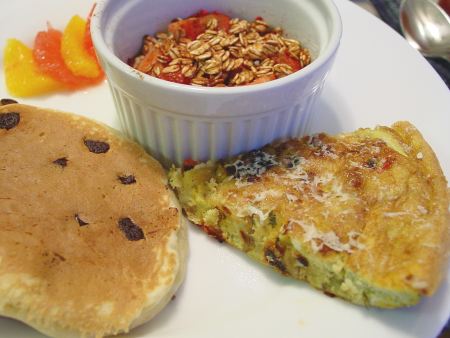 Pancake and Frittata Breakfast