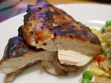 Chicken Teriyaki and Fried Rice