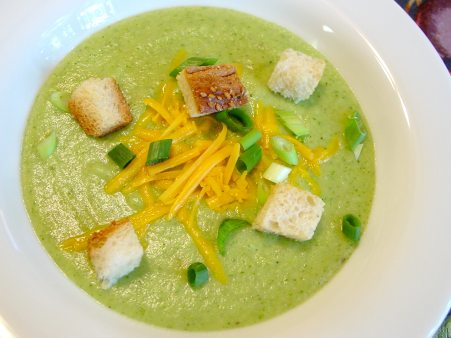 Broccoli (and a little cheese) Soup