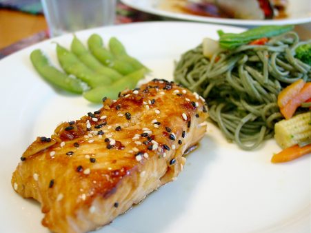 Salmon Teriyaki and Grammy