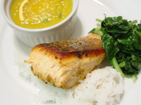 An Asian Salmon Meal