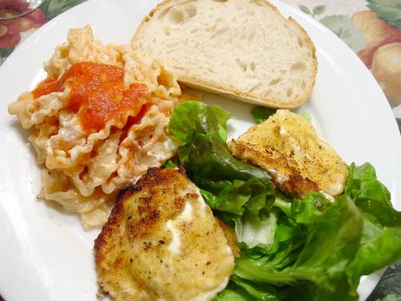 Mafalde and Fried Mozzarella