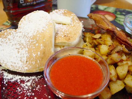 Valentine's Pancakes