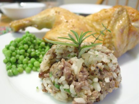 Making Nanny's Rice Stuffing