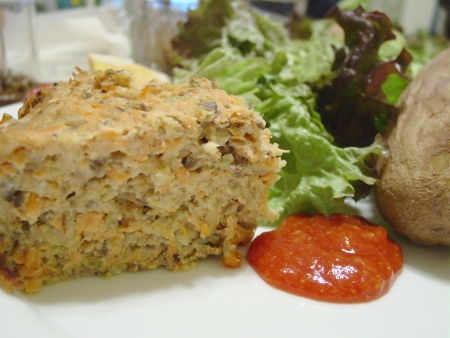 You Must Eat Your Salmon Cake Before Going Out to Play